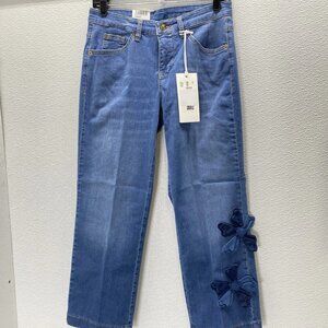 Mac Jeans Women's Culotte Blossom Wide Leg Jeans – Size 34 x 26 – Blue